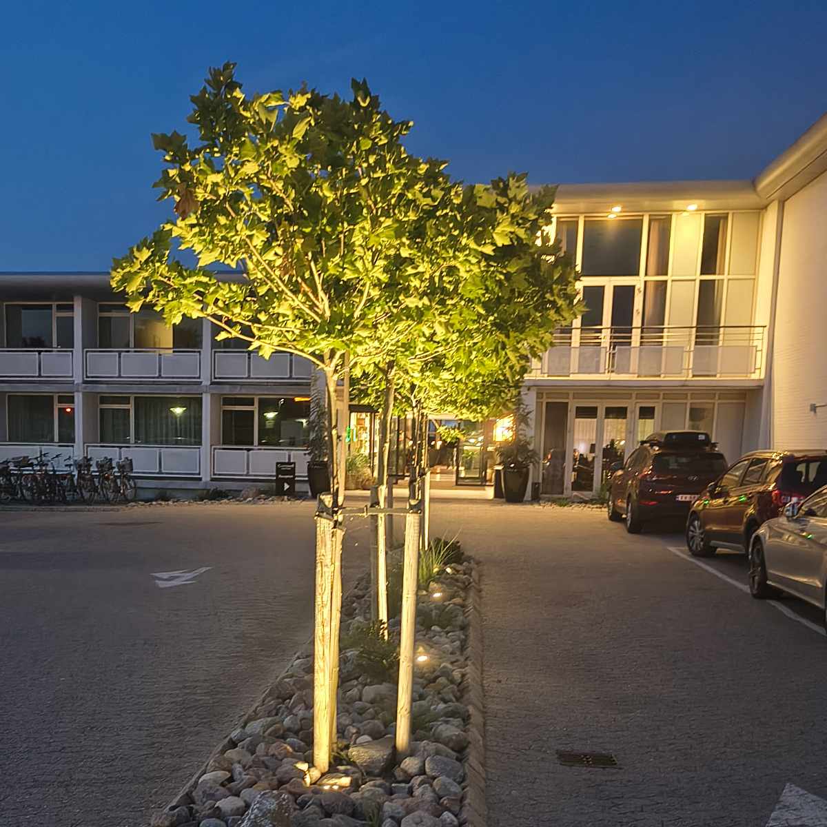 Lys vi har lavet i en kndkørsel